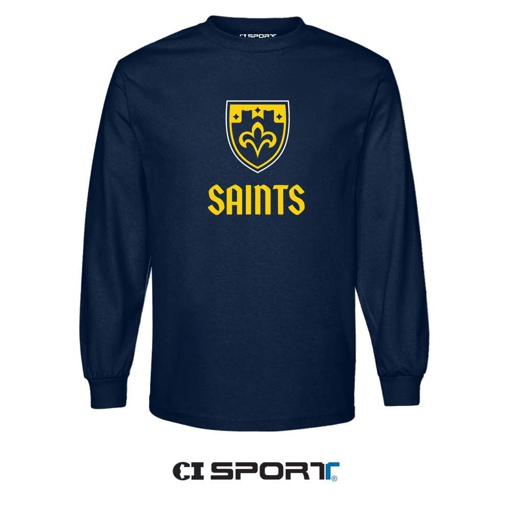 CI Sport Long Sleeve Athletics Tee-Navy