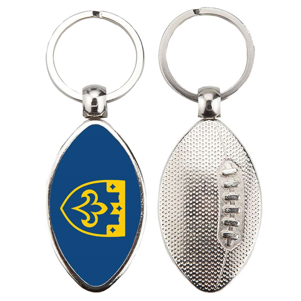 MCM Football Metal Key Tag