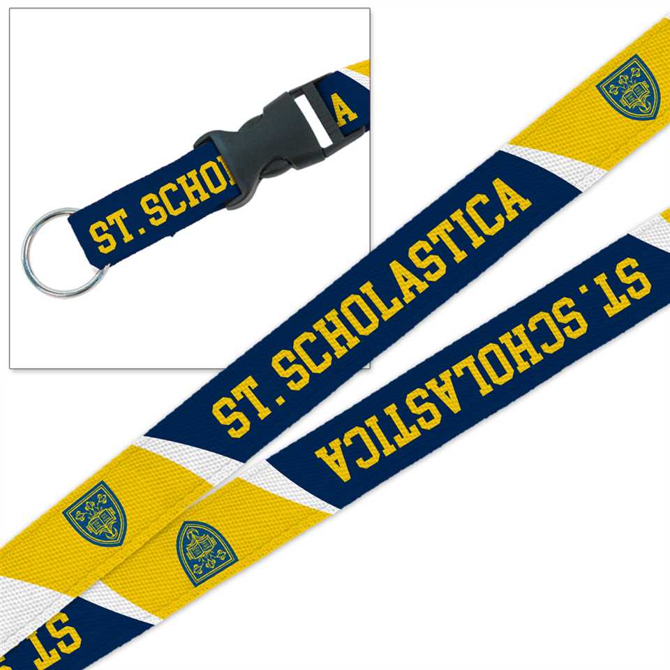 MCM St. Scholastica Shield Sublimated Lanyard