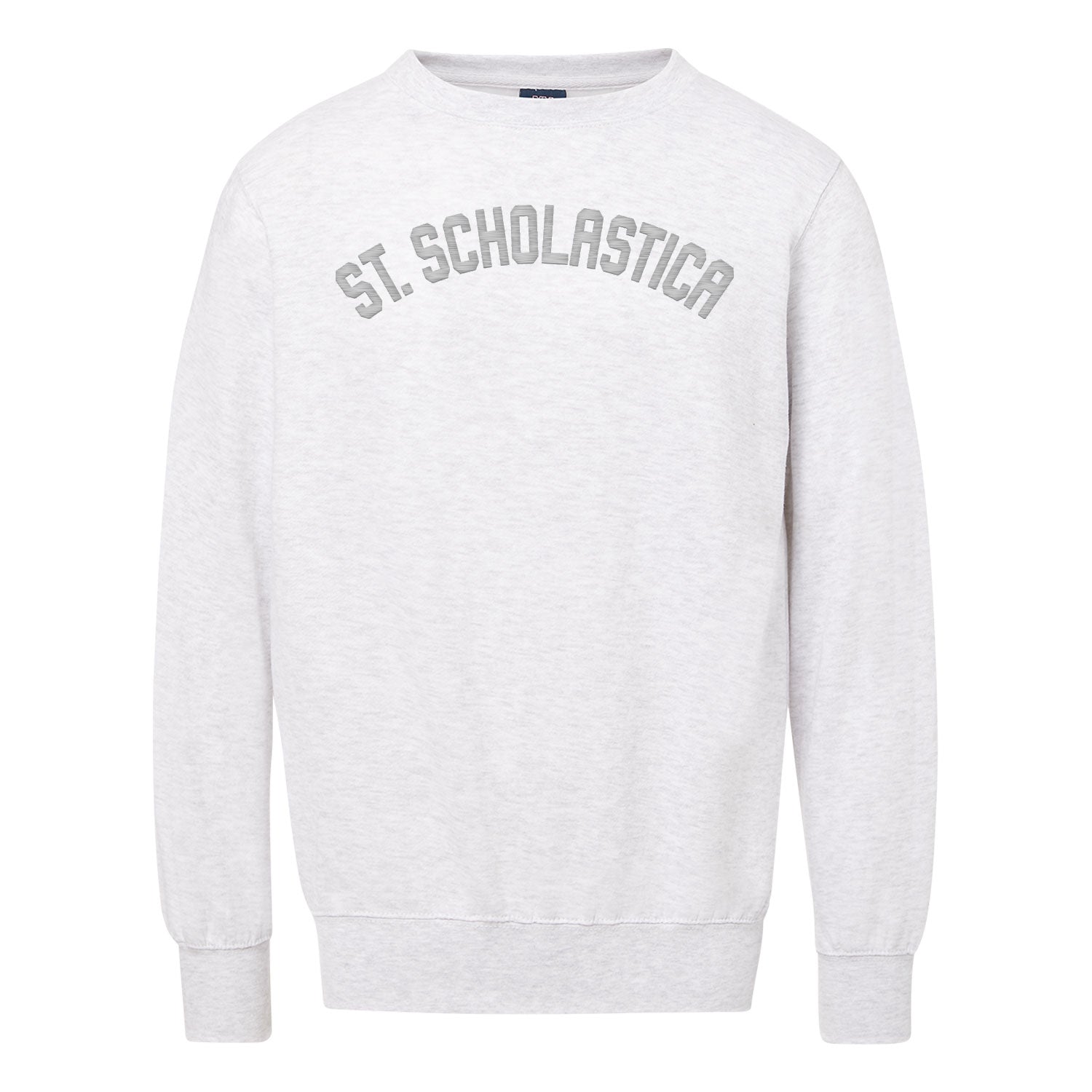 MV Sport Tonal Embroidered Crew – St. Scholastica Edition, Marble Ash