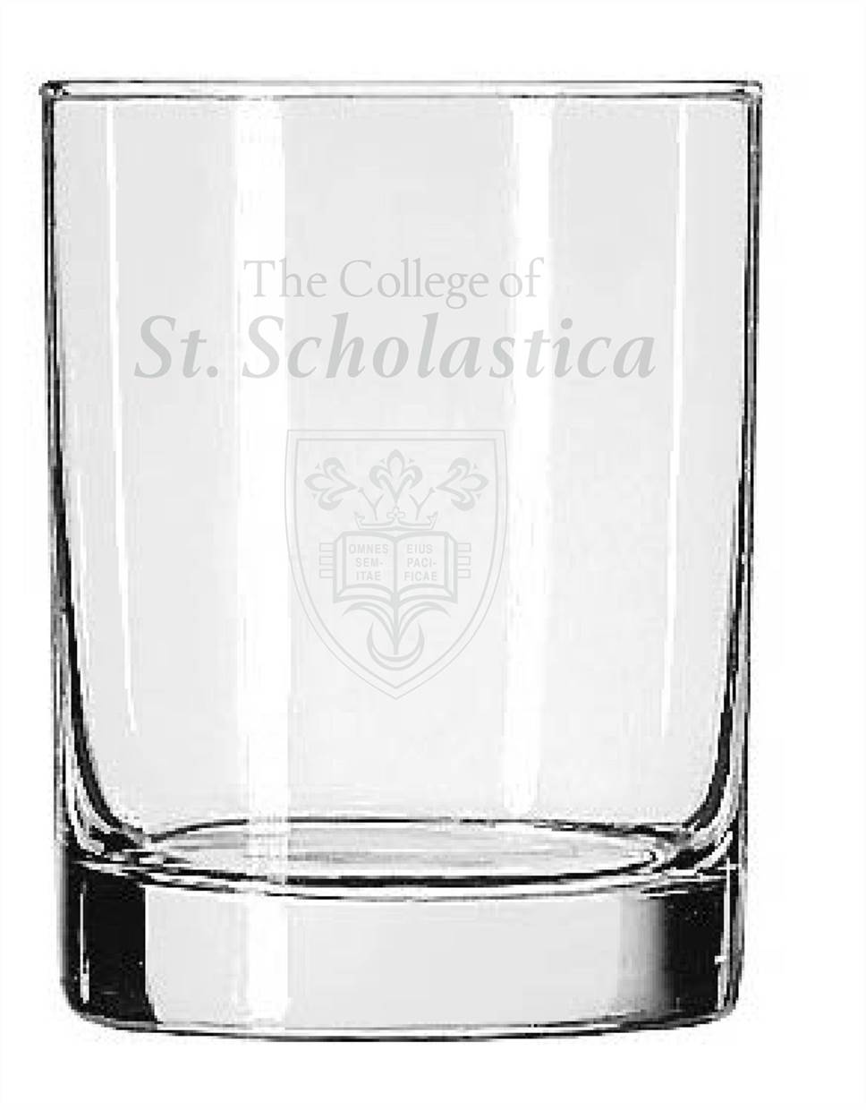 Rocks Glass - 14 oz., Etched with CoSS Logo