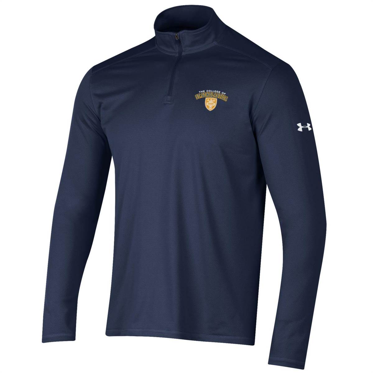 Under Armour F22 Mens Tech Mesh 1/4 Zip - Marine Navy