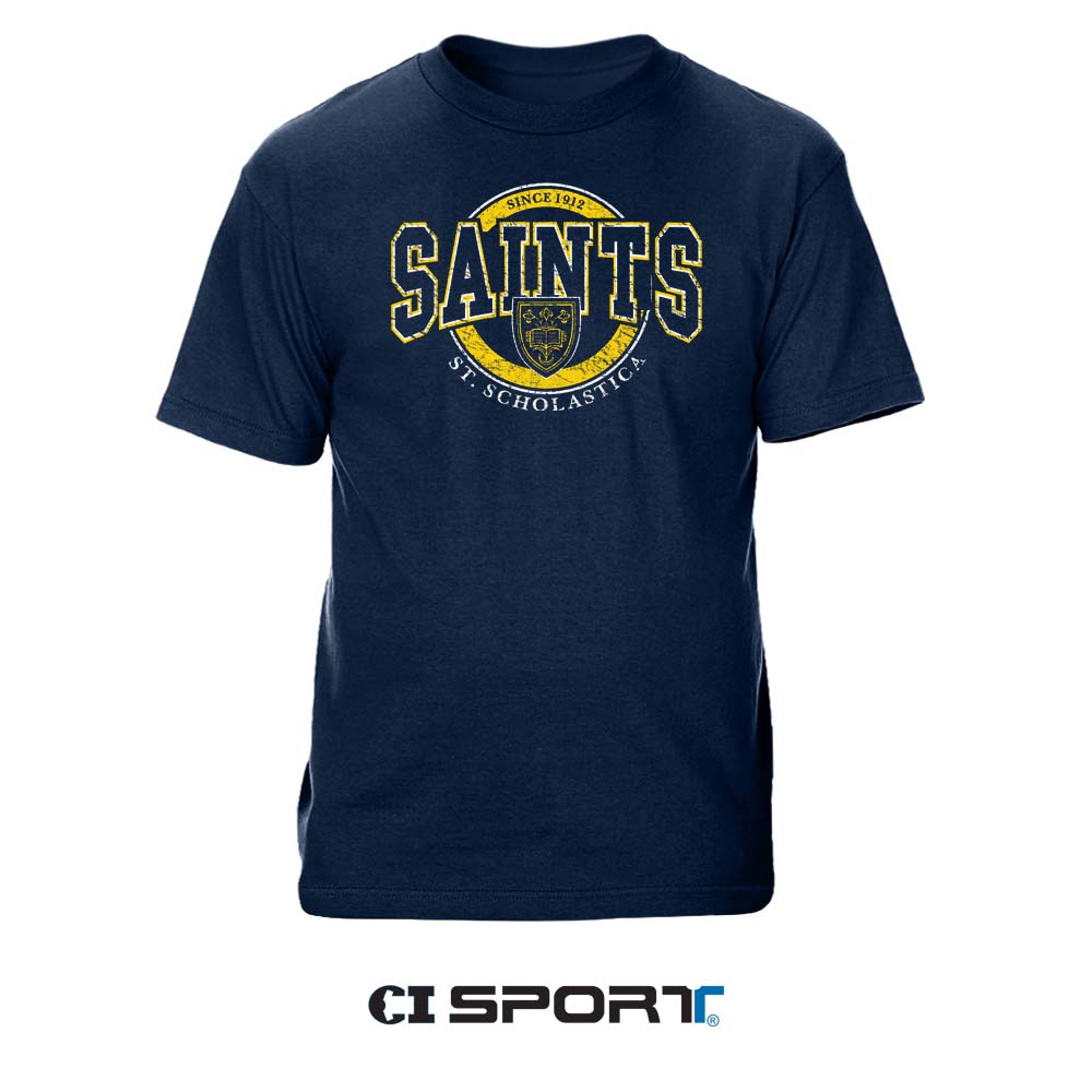The Saints Tee – CI Sport Navy Edition