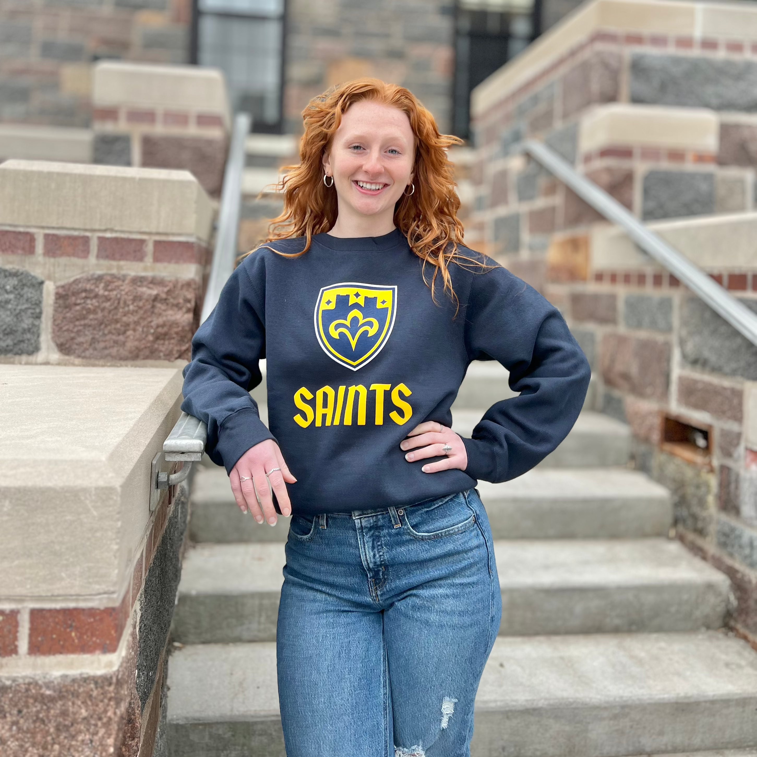 CI Sport Crew with Athletics Logo