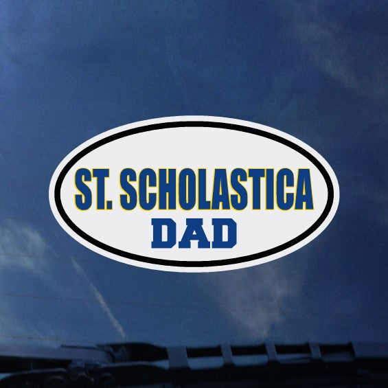 St. Scholastica Dad Window