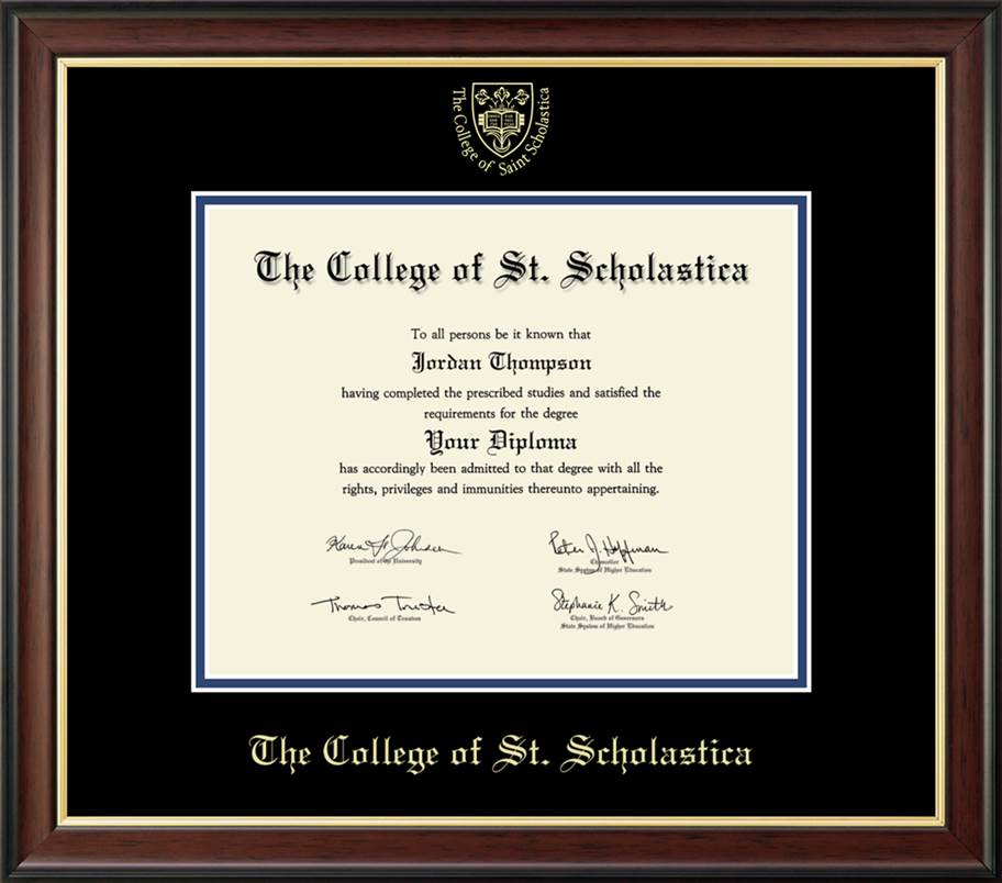 #7 Embossed Edition Diploma Frame 260683