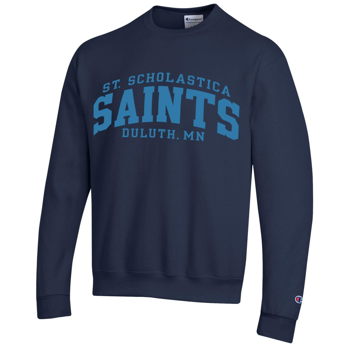 Champion Powerblend Fleece Crew St. Scholastica Saints