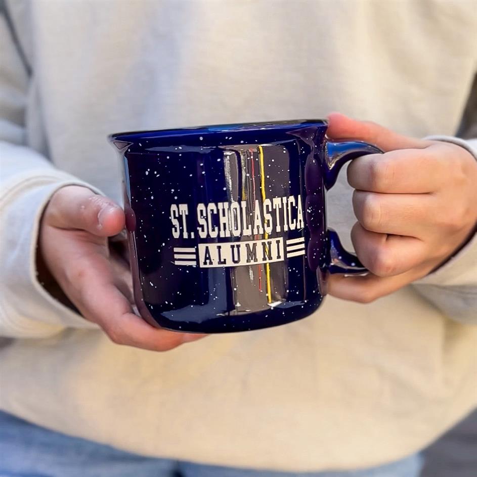 Spirit Alumni Etched Camper Mug - Navy