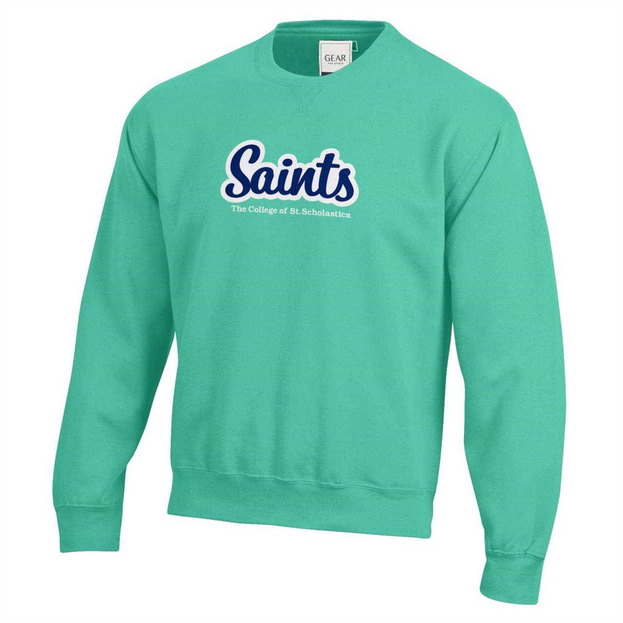 Gear Big Cotton Tumbled Crew - Portal Teal