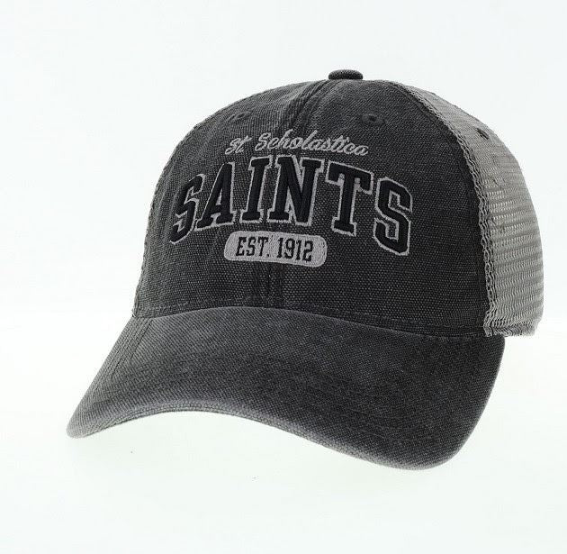 Legacy Dashboard Snapback Trucker - SAINTS- The Showdown, Black/Grey