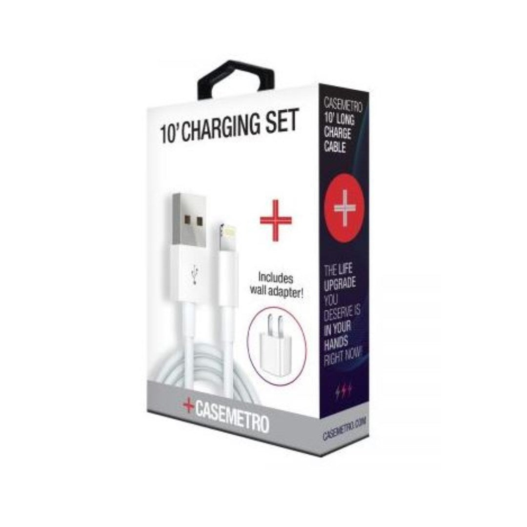 CaseMetro 10' Lightning Cable Charging Set