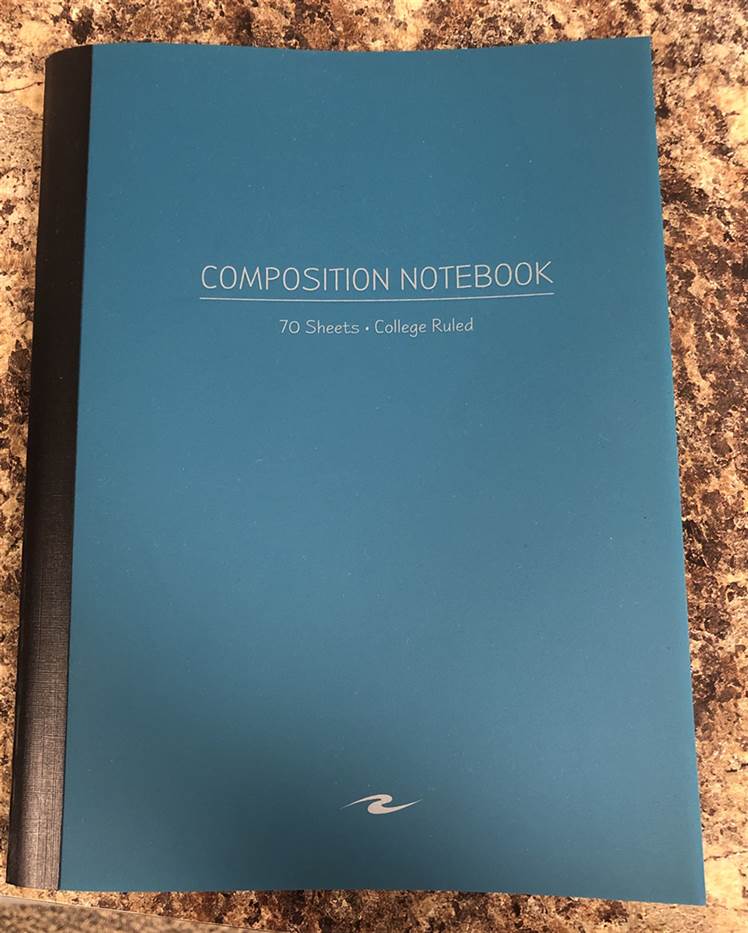 Poly Cover Composition Notebook - Assorted Colors