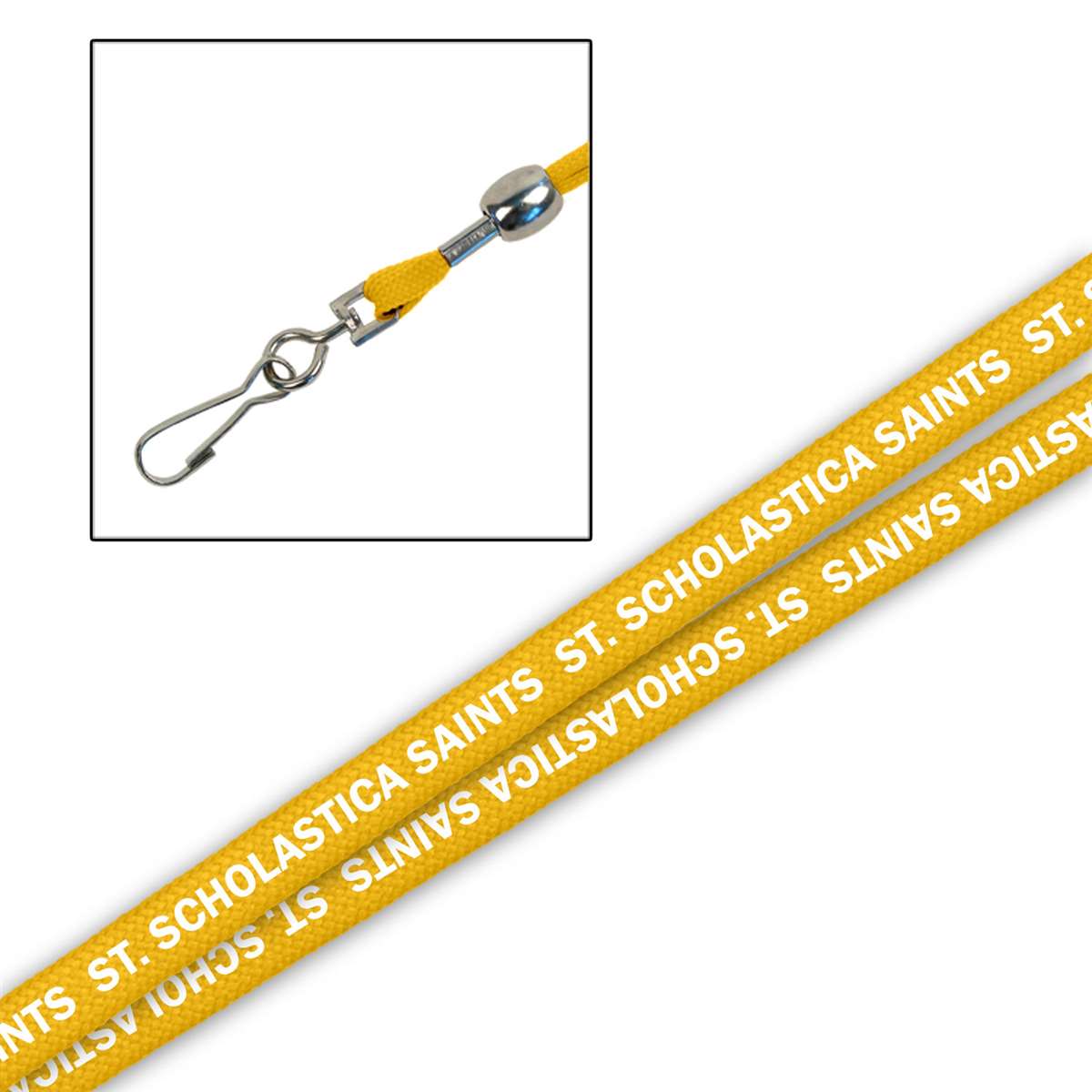 MCM 3/8 Printed Lanyard - Athletic Gold