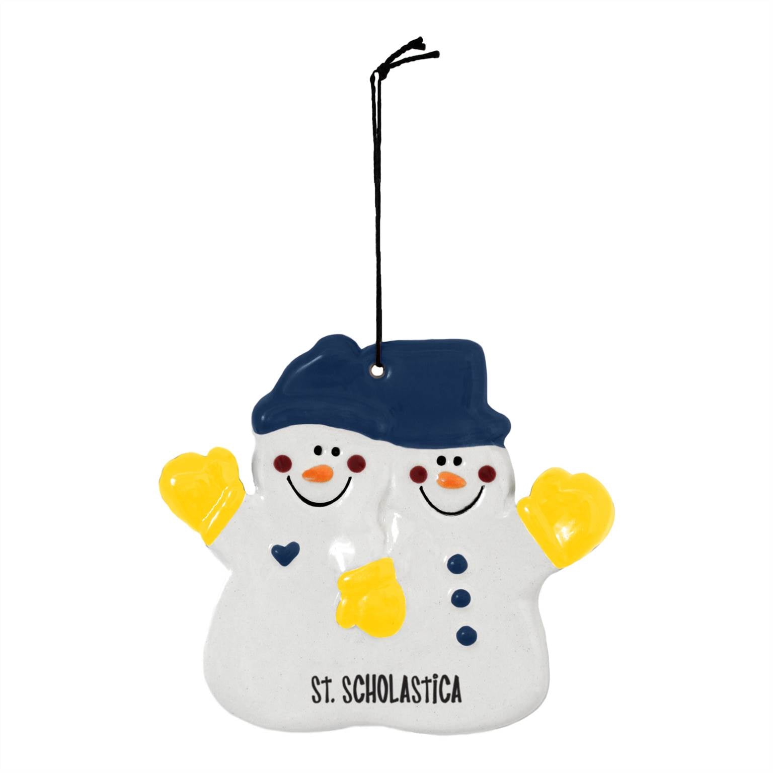 Double Snowman Ornament