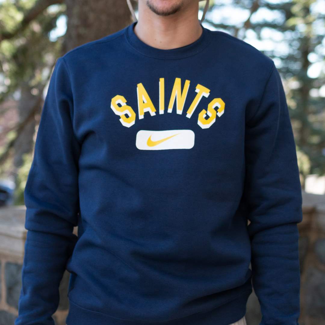 Nike Club Fleece Crew - Navy