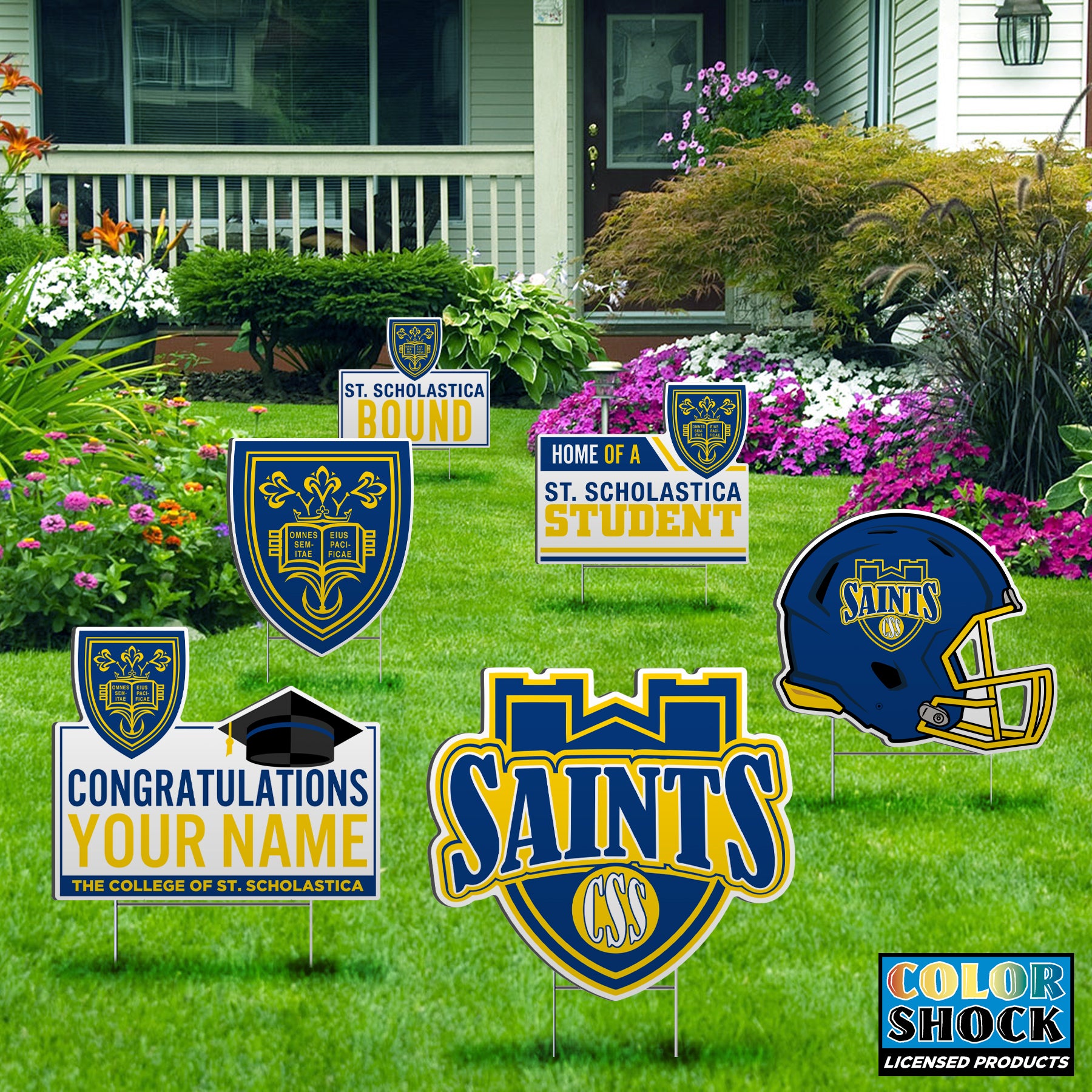St. Scholastica Lawn Signs