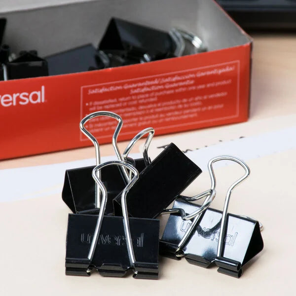 Universal Medium Binder Clips, 12 clips