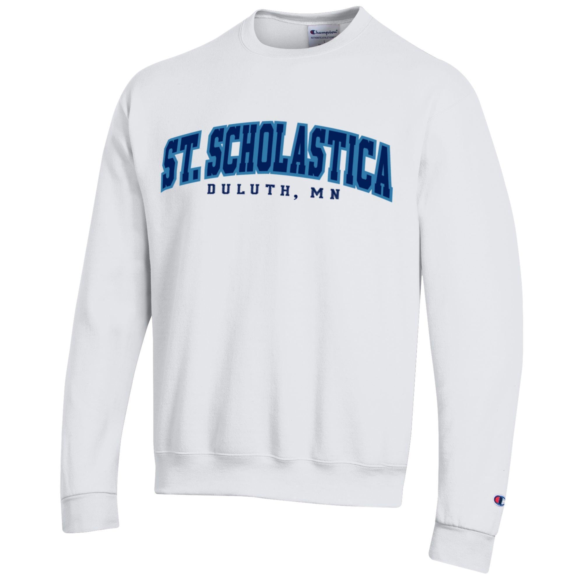Champion Powerblend Fleece Crew - NEW Saint Scholastica