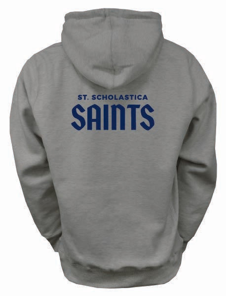 College House Justus Hoodie w/Saints Hockey Angel