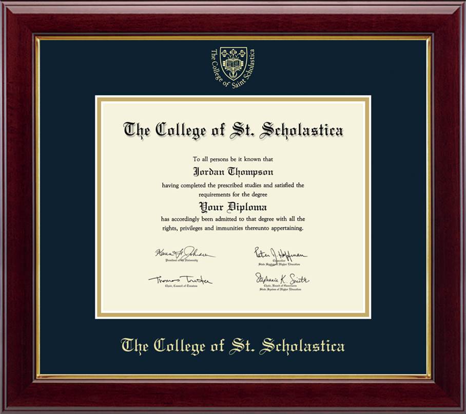 #5 Bachelor/Master Embossed Gallery Diploma Frame 240411