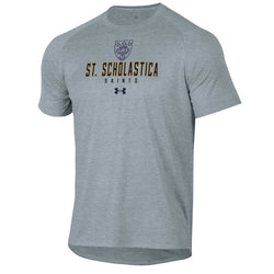 Under Armour S19 Mens Tech Tee 2.0 - Fall 23, True Grey Heather