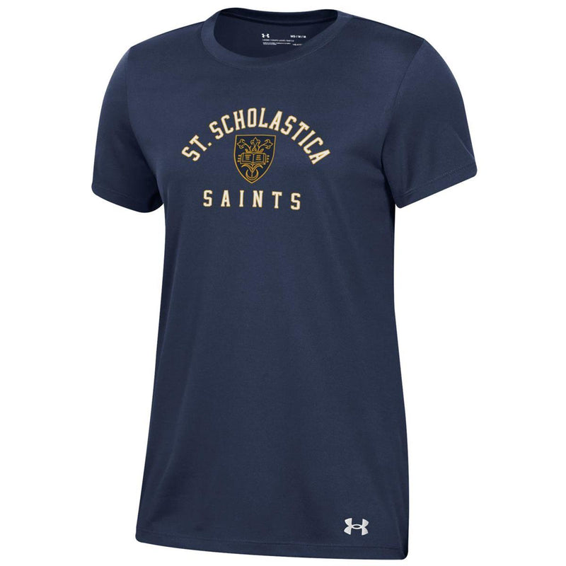 Under Armour Womens Tech S/S Tee - Fall 23, Marine/Midnight Navy