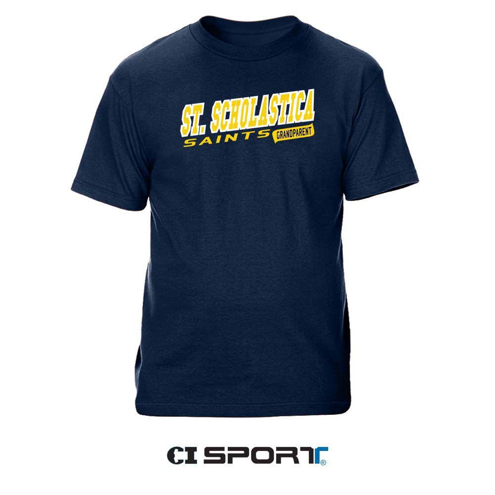 CI Sport Grandparent  Soft Touch Tee - Navy