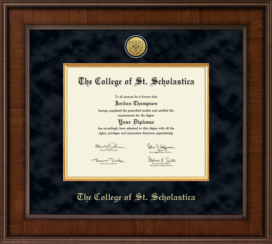 #12 Bachelor/Master Presidential Engraved Madison Diploma Frame 240419