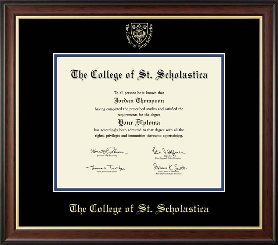 #7 Bachelor/Master Embossed Edition Diploma Frame 260683