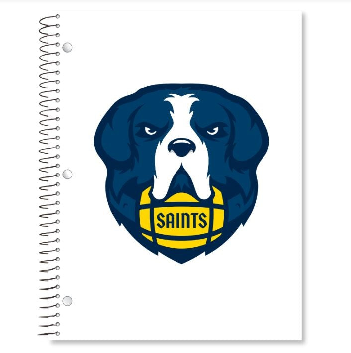1- Subject Storm Mascot Notebook - 70 sheets, College Ruled