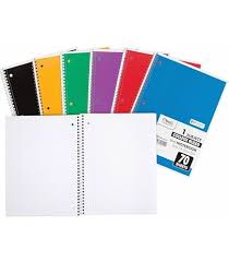 Notebook Spiral 10x8 WR 70 Sheets
