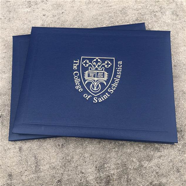 St. Scholastica Diploma Frame Cover for Doctorate Diplomas - 8.5" x 11"