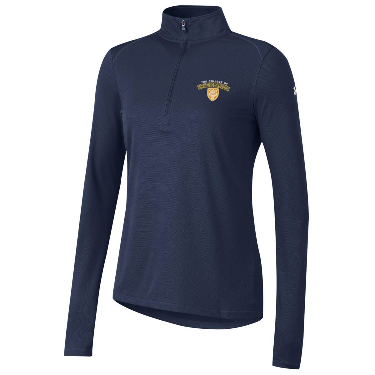 Under Armour F22 Womens Tech Mesh 1/4 Zip - Marine Navy