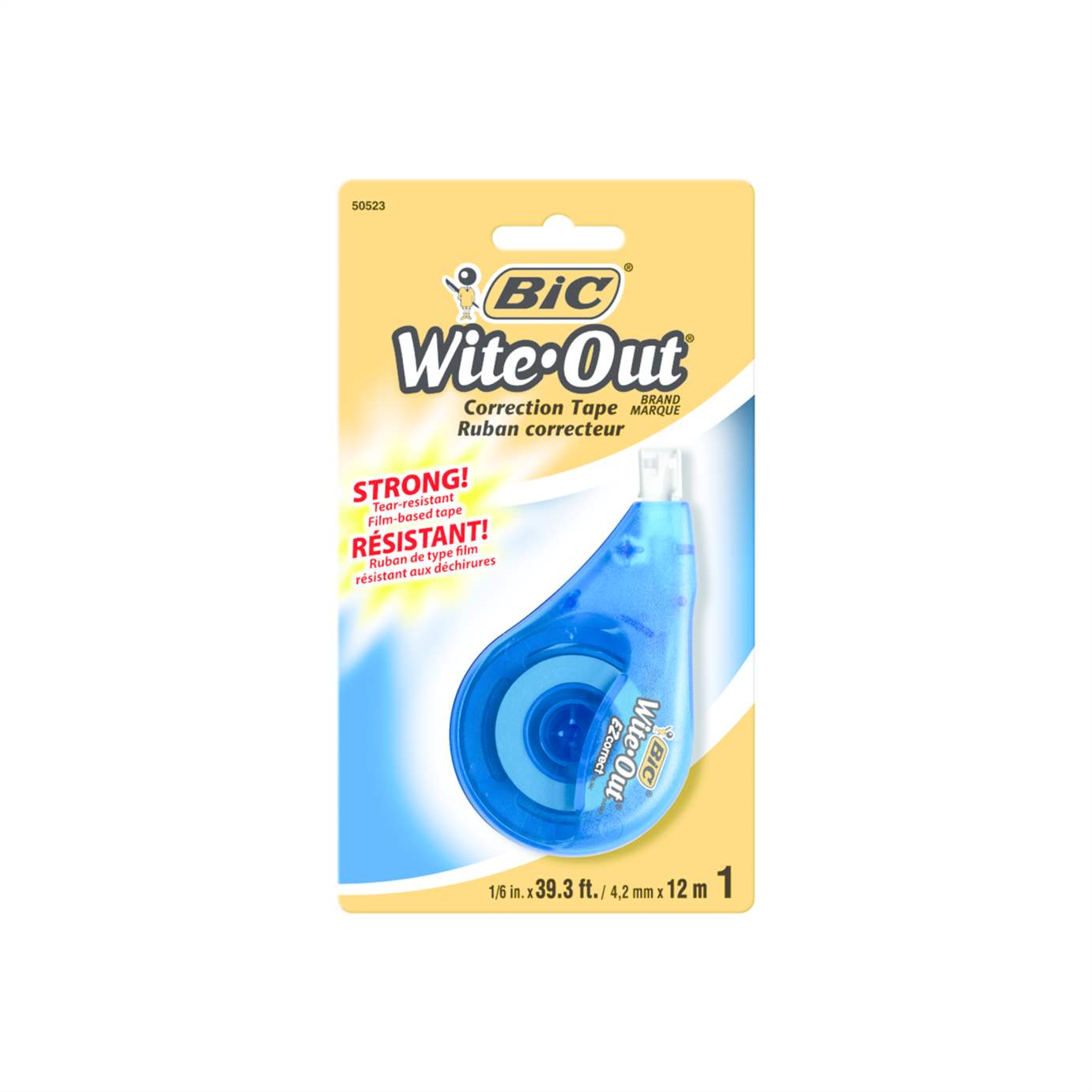 Bic Wite-Out Brand EZCorrection Tape White