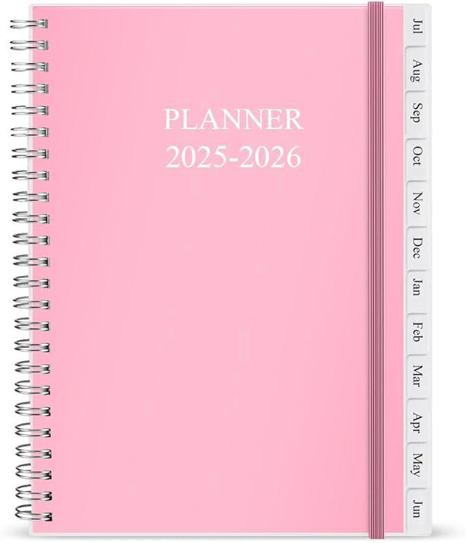 Academic Year Organizer in Pink – 2025–2026 Edition