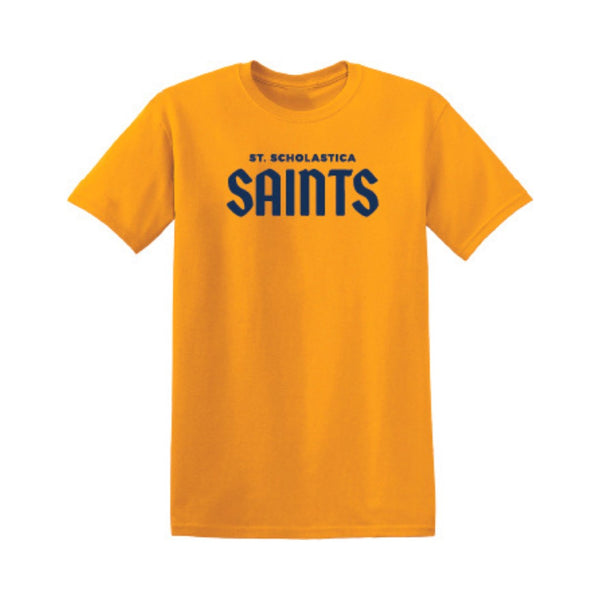 Saints Athletics Gold S/S Tee