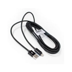 10 Foot Braided Lightning Cable - Black