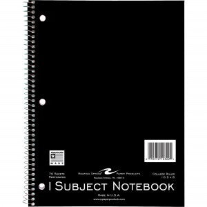 Roaring Springs 1 Subject Notebook - 70 Sheets