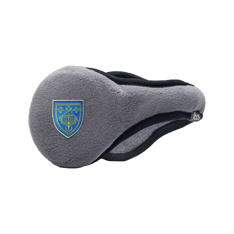 LogoFit 180's Tec Fleece Ear Warmers with Presidential Shield - Charcoal