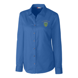 Clique Avesta Stain Resistant Womens Long Sleeve Button Down Shirt