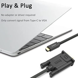 USB C to VGA Cable 6FT