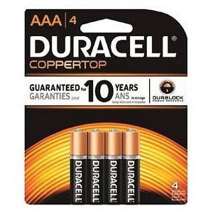 AAA Duracell Batteries (4pk)